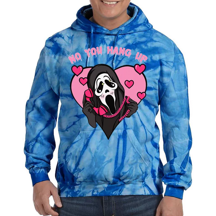 Funny Ghost Calling Halloween Costume No You Hang Up Gift Tie Dye Hoodie