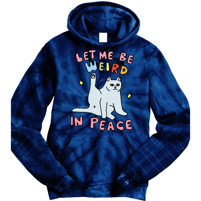 Funny Graphic Cat Meme Tie Dye Hoodie