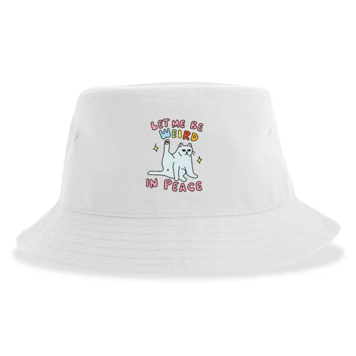 Funny Graphic Cat Meme Sustainable Bucket Hat