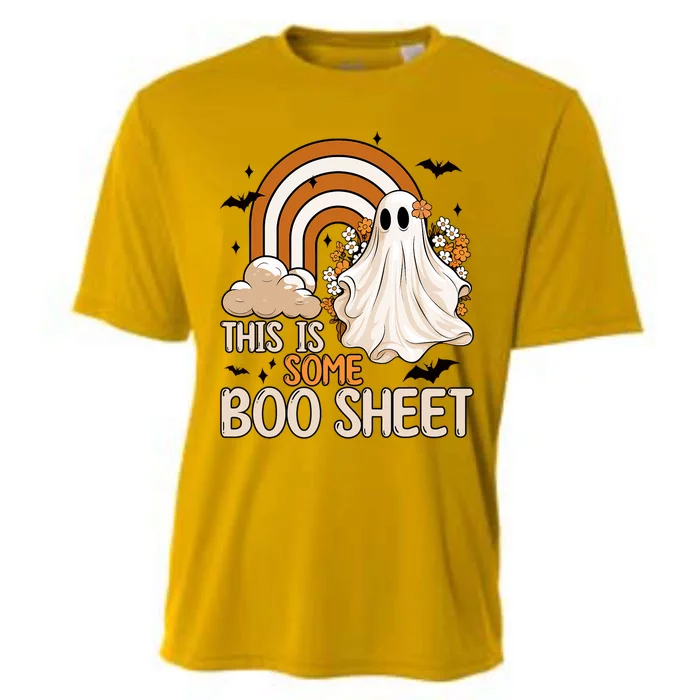 Funny Ghost Costume For Halloween This Is Some Boo Sheet Cooling Performance Crew T-Shirt