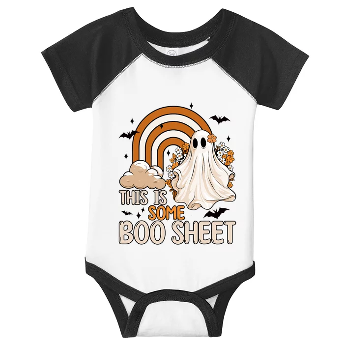 Funny Ghost Costume For Halloween This Is Some Boo Sheet Infant Baby Jersey Bodysuit