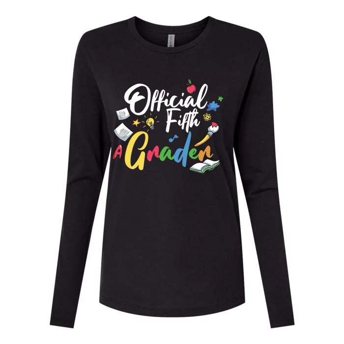 Fifth Grader Cute 5Th Grade Meaningful Gift Womens Cotton Relaxed Long Sleeve T-Shirt