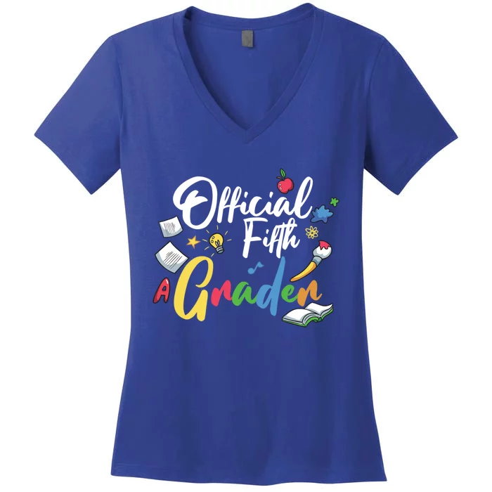 Fifth Grader Cute 5Th Grade Meaningful Gift Women's V-Neck T-Shirt