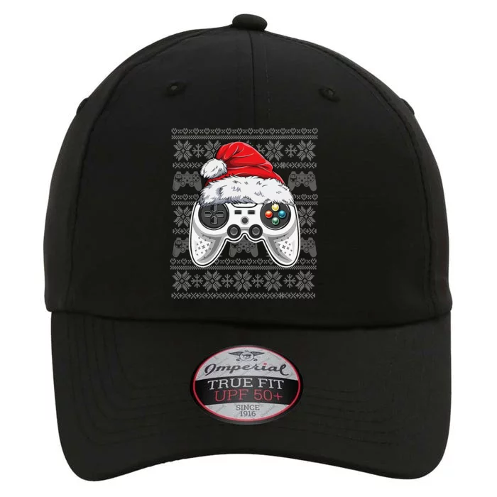 Funny Gamer Controller Gaming Gift Boys Christmas Santa Hat The Original Performance Cap