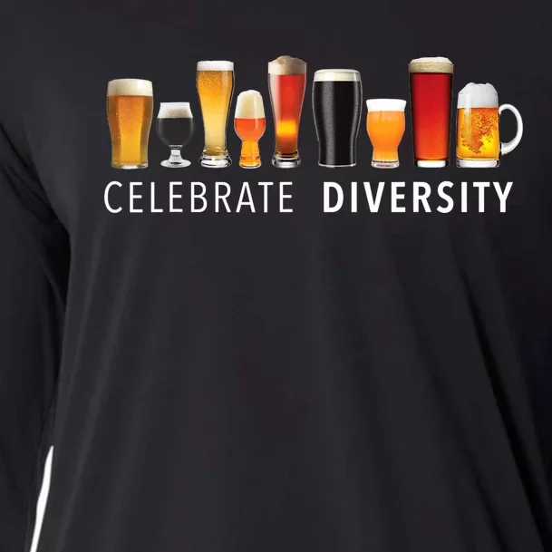 Funny Gift Celebrate Diversity Craft Beer Ing Gift Cooling Performance Long Sleeve Crew