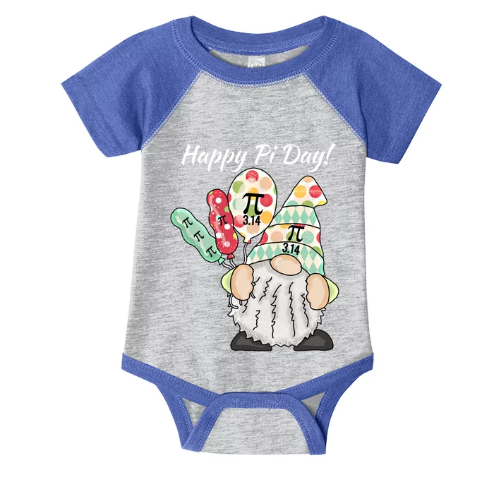 Funny Gnome Celebrating Happy Pi Day Gift Infant Baby Jersey Bodysuit