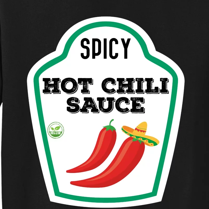 Funny Group Condiments Diy Halloween Costume Hot Chili Sauce Sweatshirt