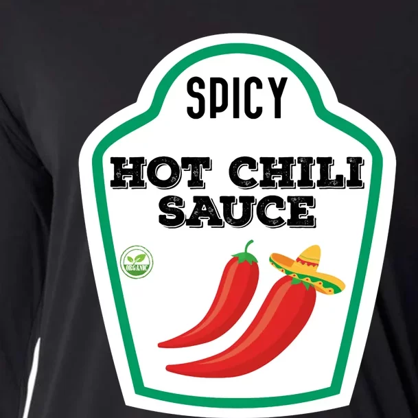 Funny Group Condiments Diy Halloween Costume Hot Chili Sauce Cooling Performance Long Sleeve Crew