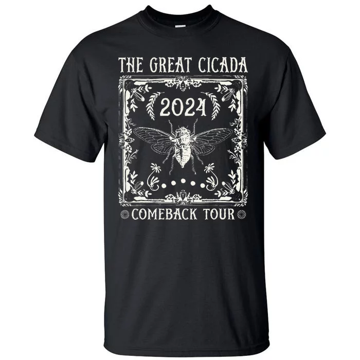 Funny Great Cicada Comeback 2024 Insect Invasion Tall T-Shirt