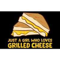 Funny Grilled Cheese Just A Girl Who Loves Grilled Cheese Bumper Sticker