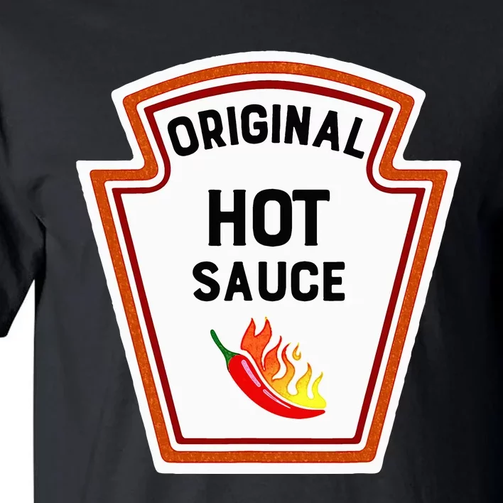 Funny Group Condiments Halloween Costume Original Hot Sauce Tall T-Shirt