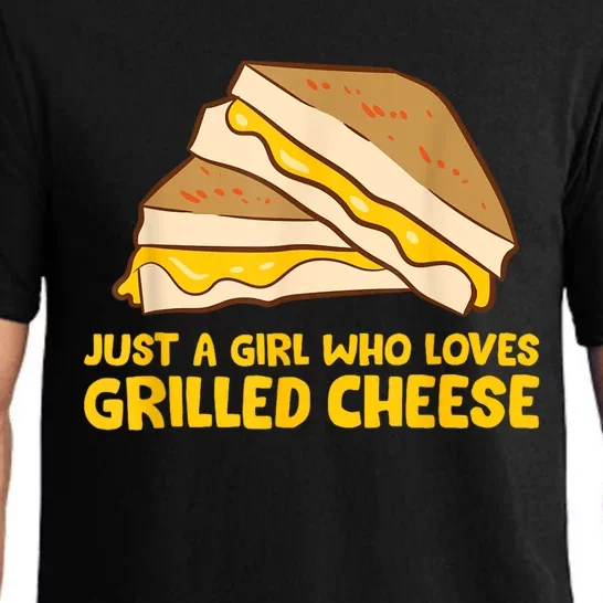 Funny Grilled Cheese Just A Girl Who Loves Grilled Cheese Pajama Set