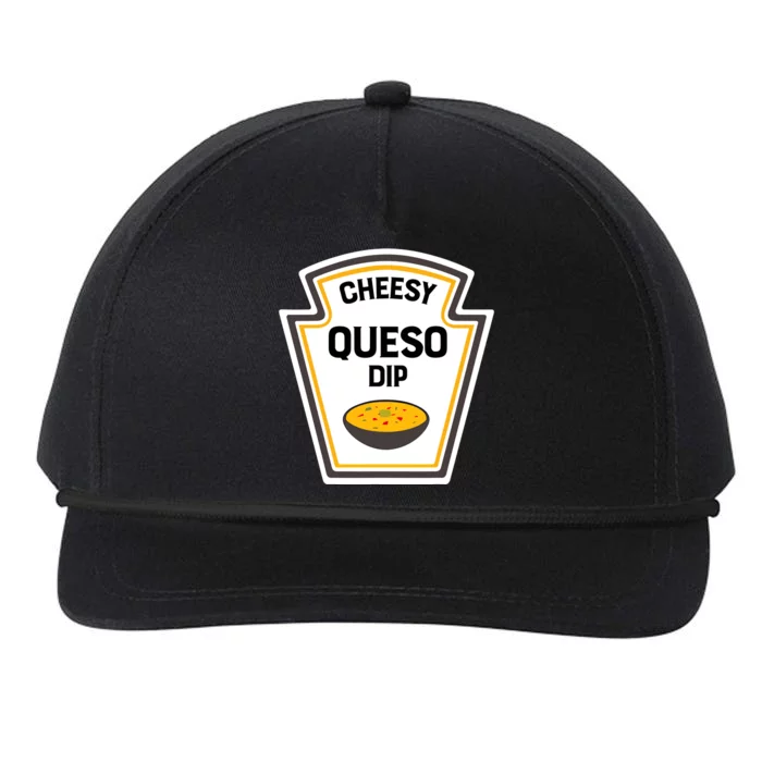 Funny Group Condiments Halloween Costume Cheesy Queso Dip Snapback Five-Panel Rope Hat