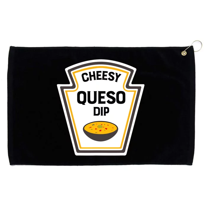 Funny Group Condiments Halloween Costume Cheesy Queso Dip Grommeted Golf Towel