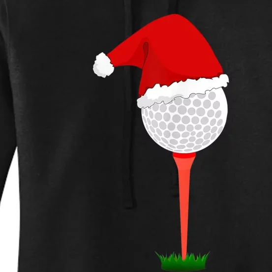 Funny Golfing Christmas Tee Holiday Golf Ball TShirt Women's Pullover Hoodie