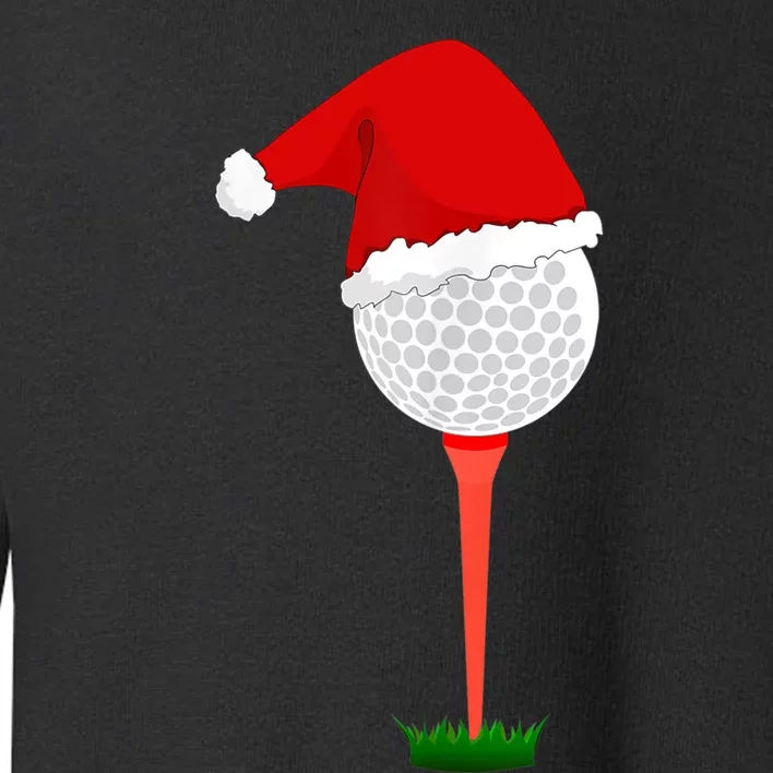 Funny Golfing Christmas Tee Holiday Golf Ball TShirt Toddler Sweatshirt