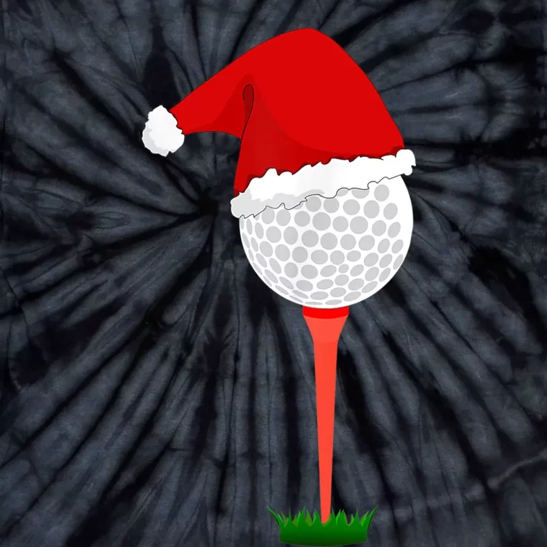 Funny Golfing Christmas Tee Holiday Golf Ball TShirt Tie-Dye T-Shirt