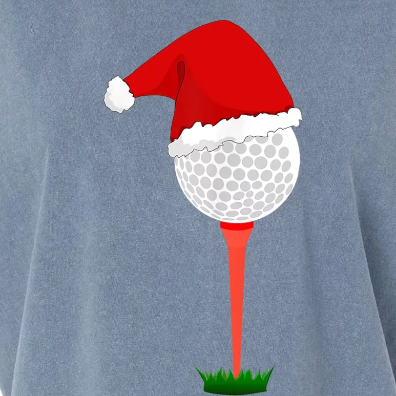 Funny Golfing Christmas Tee Holiday Golf Ball TShirt Garment-Dyed Women's Muscle Tee