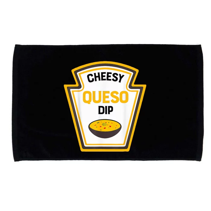 Funny Group Condiments Halloween Costume Cheesy Queso Dip Microfiber Hand Towel