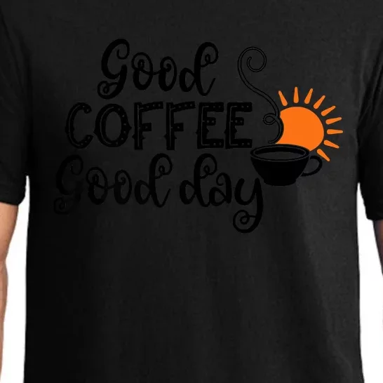 Funny Good Coffee Great Day Latte Macchiato Pajama Set