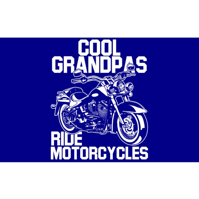 Funny Grandfather Cool Grandpas Ride Motorcycles Biker Cool Gift Bumper Sticker