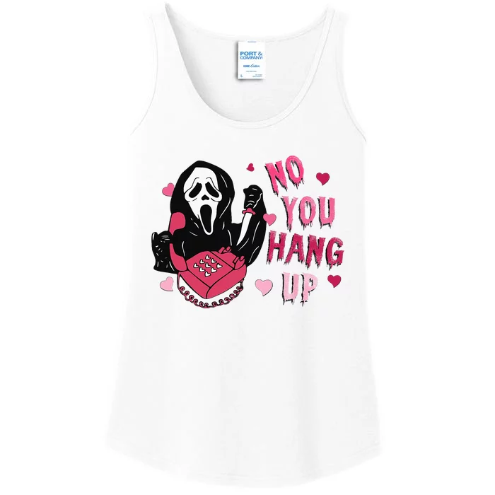 Funny Ghost Calling Halloween Costume NoYou Hang Up Ladies Essential Tank