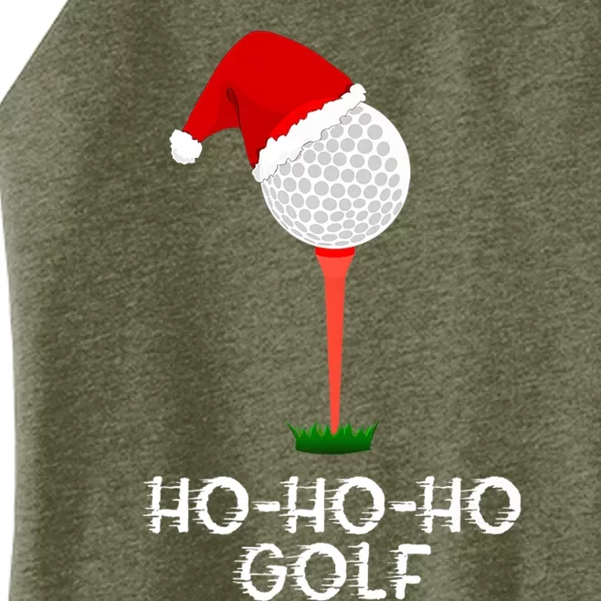 Funny Golfing Christmas Shirt Holiday Golf Ball Women’s Perfect Tri Rocker Tank