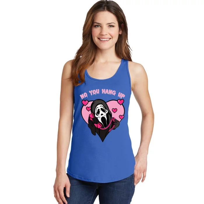 Funny Ghost Calling Halloween Costume No You Hang Up Ladies Essential Tank