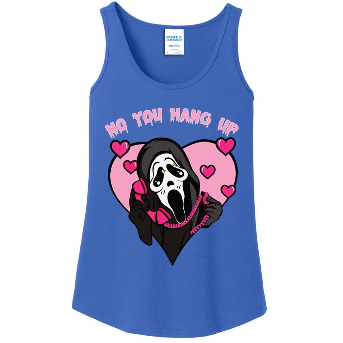 Funny Ghost Calling Halloween Costume No You Hang Up Ladies Essential Tank