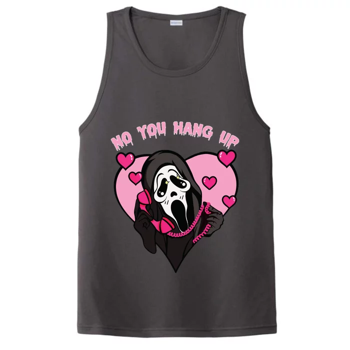 Funny Ghost Calling Halloween Costume No You Hang Up Performance Tank