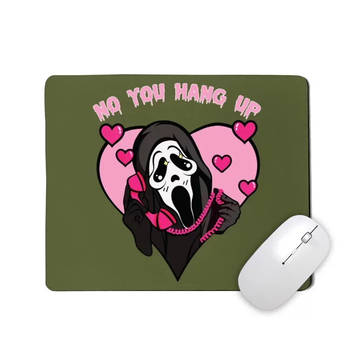 Funny Ghost Calling Halloween Costume No You Hang Up Mousepad