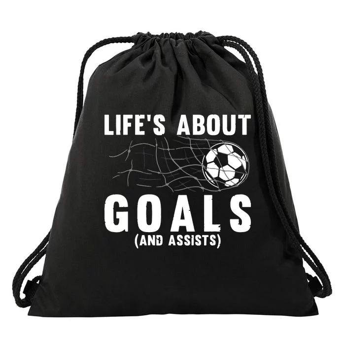 Football Goa Cool Soccer For Soccer Lovers Player L Gift Drawstring Bag