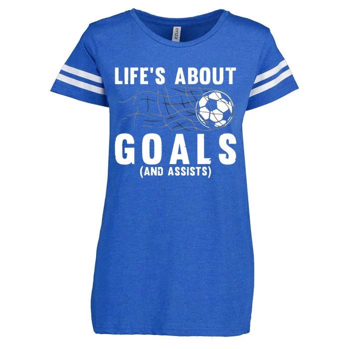 Football Goa Cool Soccer For Soccer Lovers Player L Gift Enza Ladies Jersey Football T-Shirt