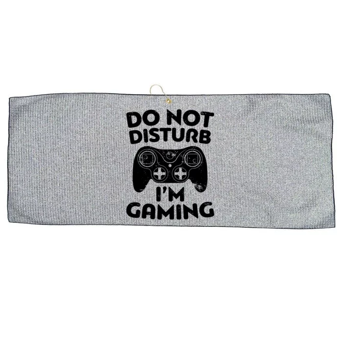 Funny Gamer Cant Hear You Im Gaming Teens Boy Girl Large Microfiber Waffle Golf Towel