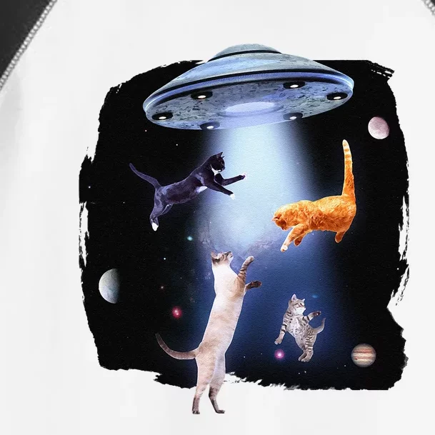 Funny Galaxy Cat Space Kitty Planets Galaxy Toddler Fine Jersey T-Shirt