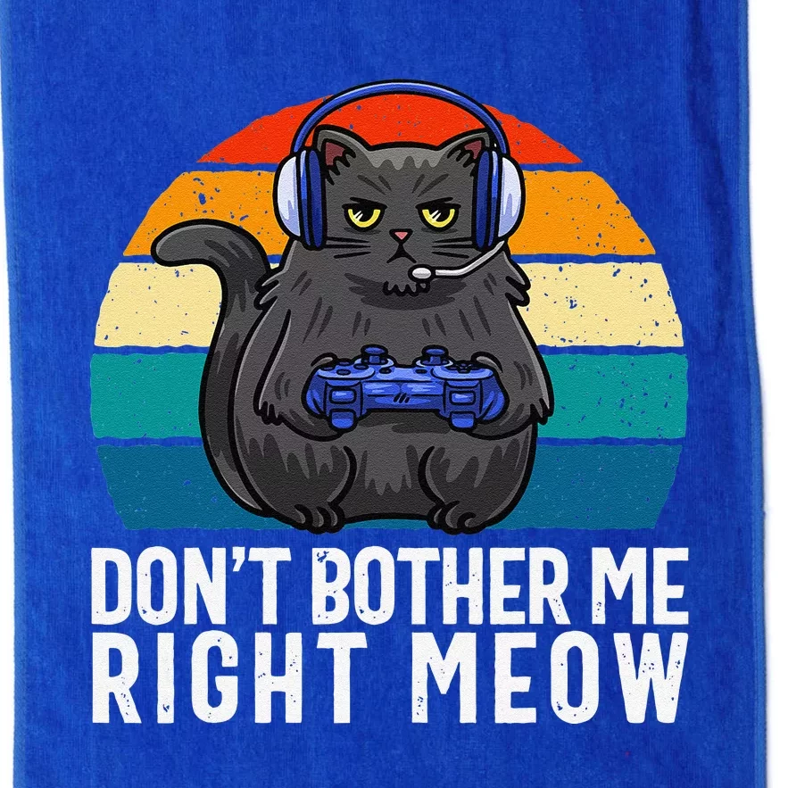 Funny Gaming Cat Gaming Tee Funny Cat Gamer Platinum Collection Golf Towel