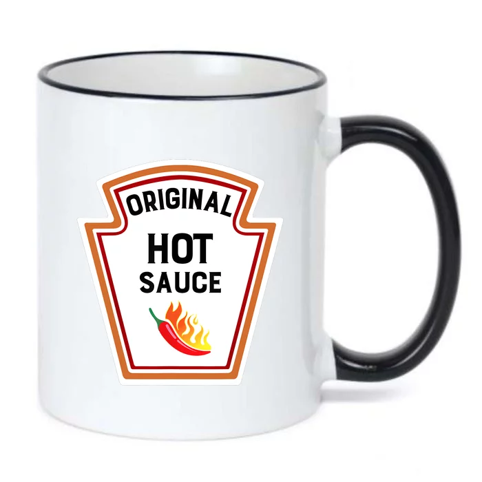 Funny Group Condiments Halloween Costume Original Hot Sauce Black Color Changing Mug