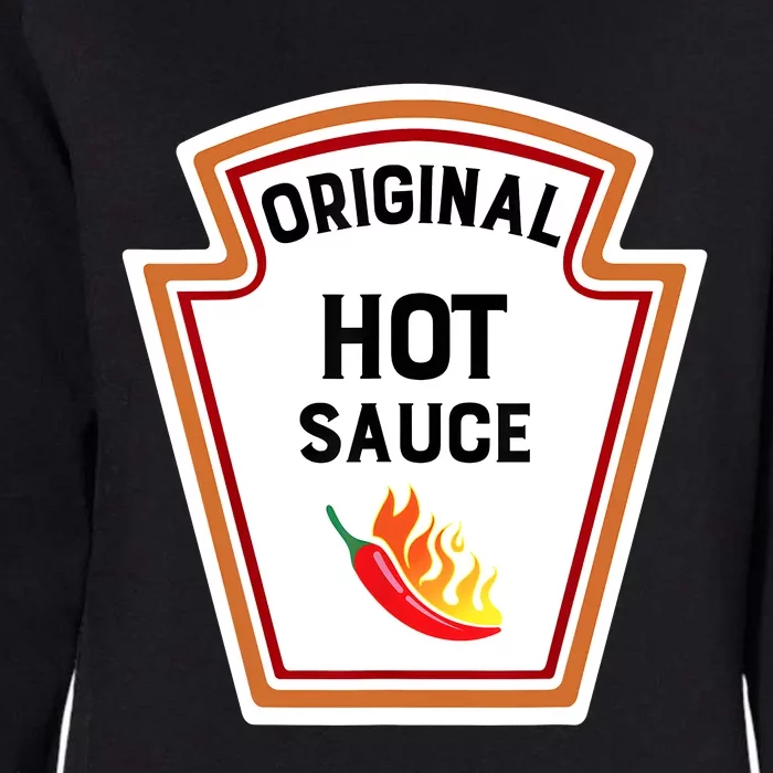 Funny Group Condiments Halloween Costume Original Hot Sauce Womens California Wash Sweatshirt