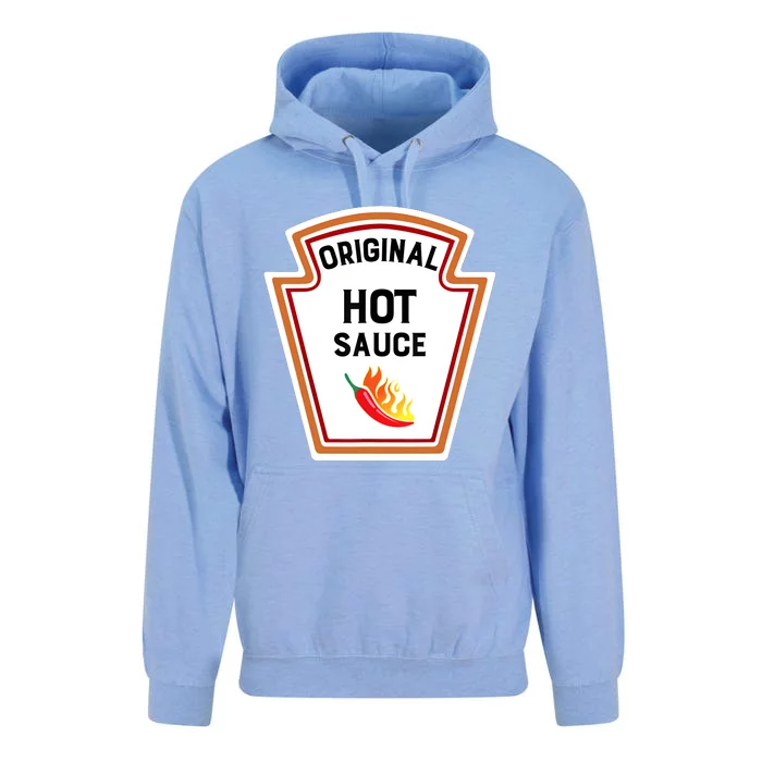 Funny Group Condiments Halloween Costume Original Hot Sauce Unisex Surf Hoodie