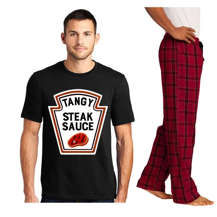 Funny Group Condiments Halloween Costume Tangy Steak Sauce Pajama Set