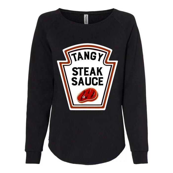 Funny Group Condiments Halloween Costume Tangy Steak Sauce Womens California Wash Sweatshirt