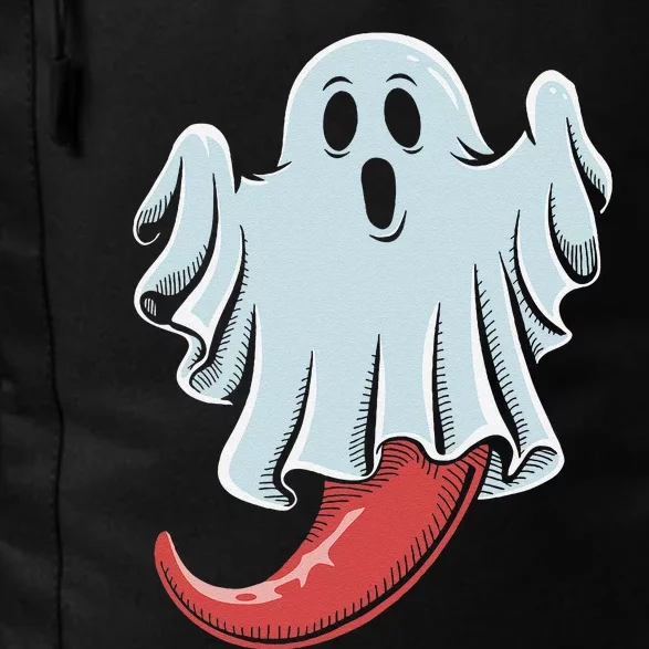 Funny Ghost Chili Pepper Lovers Spooky Halloween Daily Commute Backpack