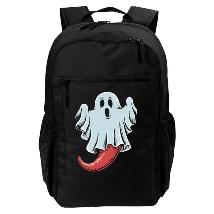 Funny Ghost Chili Pepper Lovers Spooky Halloween Daily Commute Backpack