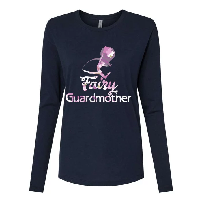 Fairy Guardmother Color Guard Winter Guard Womens Cotton Relaxed Long Sleeve T-Shirt