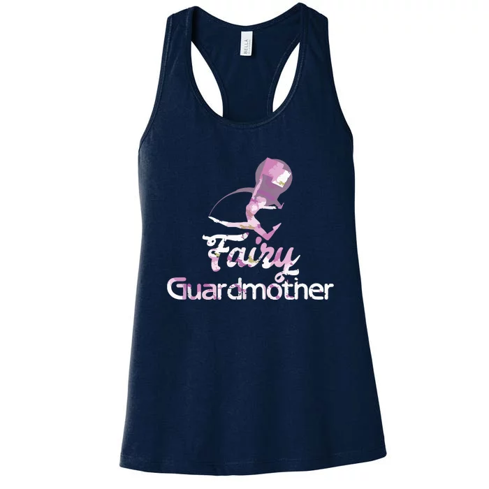 Fairy Guardmother Color Guard Winter Guard Women's Racerback Tank