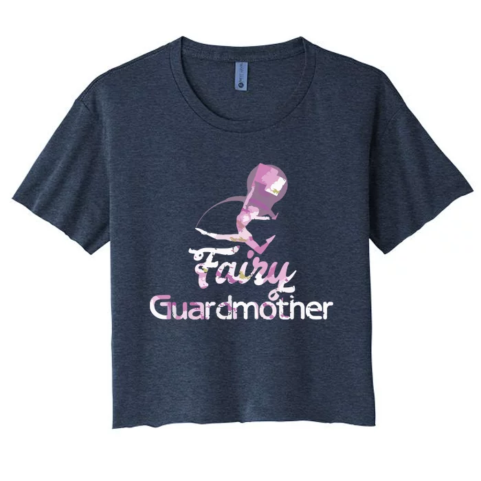 Fairy Guardmother Color Guard Winter Guard Women's Crop Top Tee