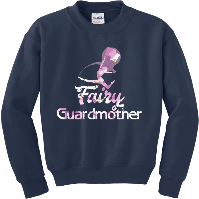 Fairy Guardmother Color Guard Winter Guard Kids Sweatshirt