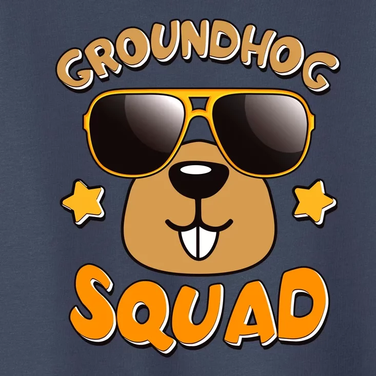 Funny Groundhog Day Squad Toddler T-Shirt