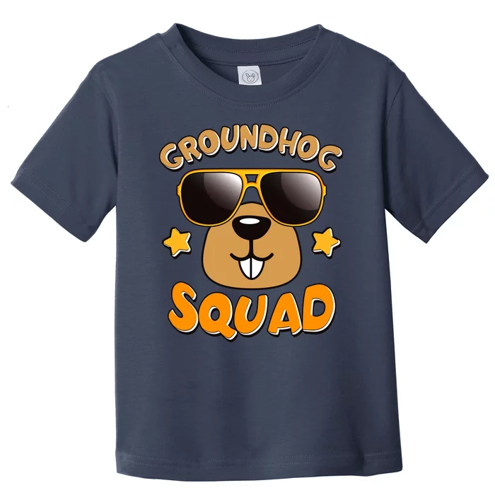 Funny Groundhog Day Squad Toddler T-Shirt