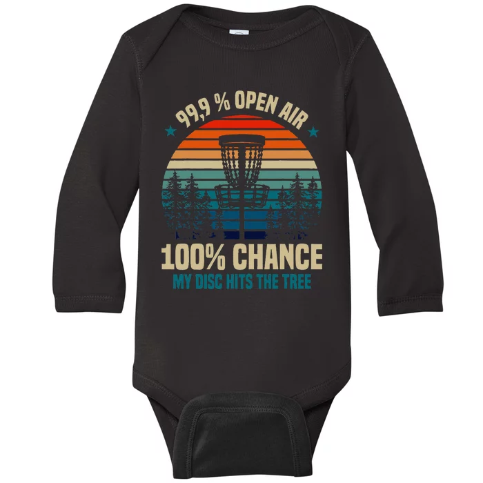 Frisbee Golf Disc Golf Baby Long Sleeve Bodysuit